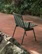 Ville AV33 Outdoor Armchair, bronze green