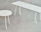Loop Stand Tables, white
