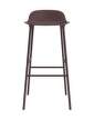 Form Bar Chair 75 cm Steel, brown