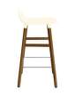 Form Bar Chair 65 cm Walnut, cream