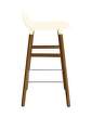 Form Bar Chair 65 cm Walnut, cream