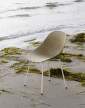 Mat Chair Steel, seaweed/cream