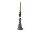 Gale Candle Holder Medium, blackened aluminium