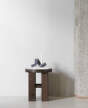 Crooked Candlestick One Aluminium, grey