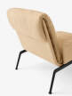 Muno Lounge Chair w. Arms LN19, Clay 7/black