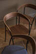 Missing Armchair, lacquered walnut