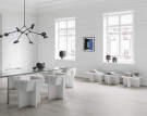 Brutus Coffee Table, bone white
