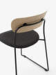 Pavilion Side Chair AV52, oak/Re-Wool 198