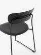 Pavilion Side Chair AV52, black oak/Noble black