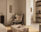 Plinth Lounge Table Low, Kunis Breccia sand