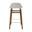 Form Bar Chair 65 cm Walnut, warm grey