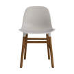 Form Chair Walnut, warm grey