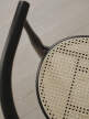 Bukowski Chair French Cane, black
