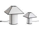 Ava Pyramid Table Lamp, white