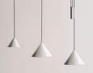 Compass Pendant Light, brushed aluminium