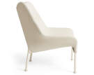 O2 Lounge Chair, soft cream textile