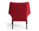 O2 Lounge Chair, soft red textile