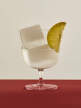 Curve Stem Glass Small, set of 2, clear