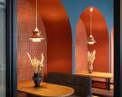 Doo-Wop Pendant Light, copper