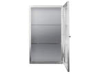 Haze Wall Cabinet Reeded Glass, stainless steel
