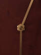 Melt Wall Clock, dark stained burl