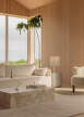 Nonna Table Lamp H49, travertine