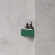 Bath Shelf Corner, green