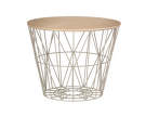 Wire Basket Oiled Oak Top