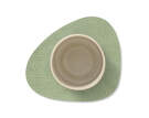 Glass Mat Curve Hippo, olive green