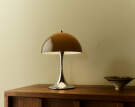 Panthella 250 Portable Lamp, chrome original opal brown