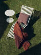 Terrazza Cushion, terracotta bold stripe