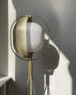 Pearl Floor Lamp, brass