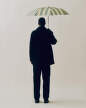 Regn Umbrella, soft yellow