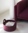 Colu Basket, burgundy