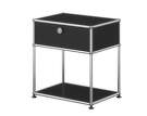 USM Haller M54 Bedside Table, graphite black