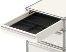 Zásuvkový kontejner na kolečkách USM Haller M63, pure white-2