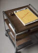 Alima Trolley NDS2, chrome / walnut