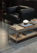 Alima Shelving NDS4, chrome / oak