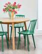 J77 Dining Chair, jade green