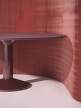 Midst Table Ø120, dark red