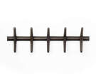 PI Wall Coat Rack, dark brown