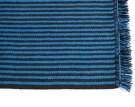 Stripes and Stripes Wool Rug, blue