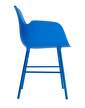 Form Armchair Steel, bright blue