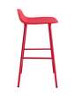 Form Bar Chair 65 cm Steel, bright red