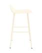 Form Bar Chair 65 cm Steel, cream