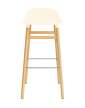 Form Bar Chair 75 cm Oak, cream/oak