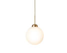 Apiales 1 Large Pendant, brushed brass/opal