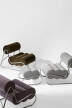 Fave Footstool, chrome/Spectrum Mineral