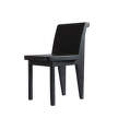 Brutus Slim Dining Chair, coffee