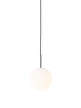 TR Bulb Pendant, polished steel